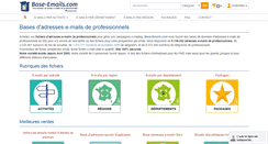 Desktop Screenshot of base-emails.com